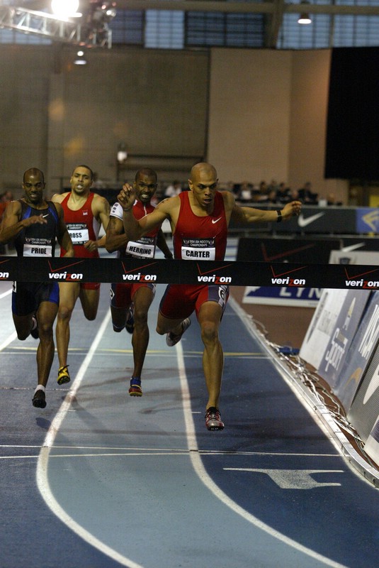 James Carter in Men' 200m