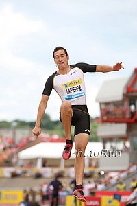 Fabrice Lapierre Won the Long Jump