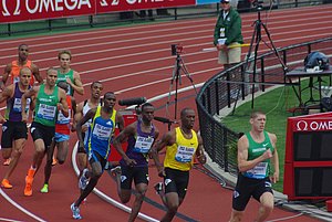 Men's 1000m World Record Attempt by Abubaker Kaki