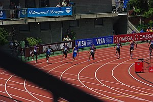 Walter Dix and Tyson Gay in the 200