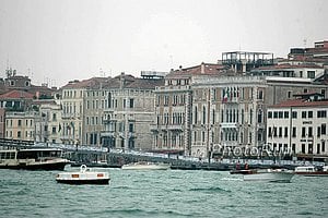 Runners Go Over Bridges At The End in Venice