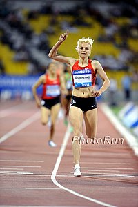 Anna Mishcenko won the 1500m