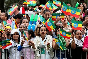 Some Ethiopian Fans in Dubai
