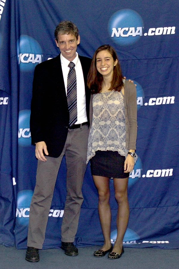 Darmtouch Coach and Olympic Marathoner Mark Coogan and Abbey D'Agostino