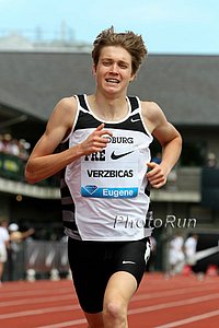 High School 2 Mile Record Lukas Verzbicas 8:29.46