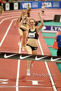 Jenny Simpson Wins Mile to Complete Double