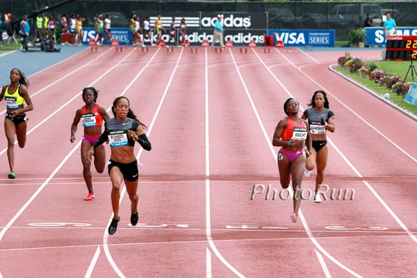 Sanya Richards Ross 22.09 World Leading 200m