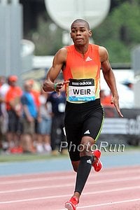 Warren Weir 20.08 in 200m