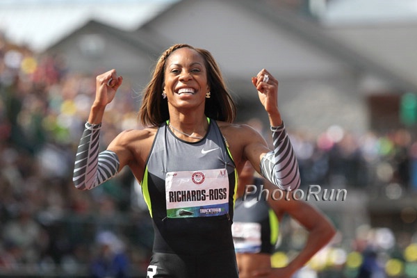 Sanya Richards Win the Olympic Trials 400m
