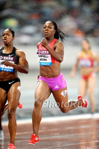 Veronica Campbell Brown Defeated Carmelita Jeter in the 200