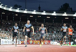 Ryan Bailey In Men's 100m