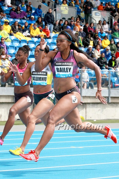 Aileen Bailey WOn the 100m in 11.37