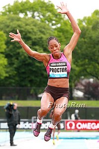 Shara Proctor2nd in Long Jump