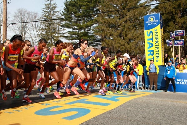 Start 2013 Boston Marathon