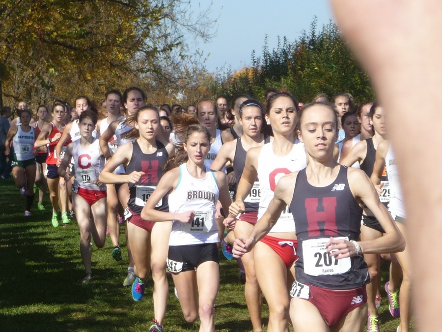 Harvard's Emily Reese (207)  and Brown's Lily Harrington (141).