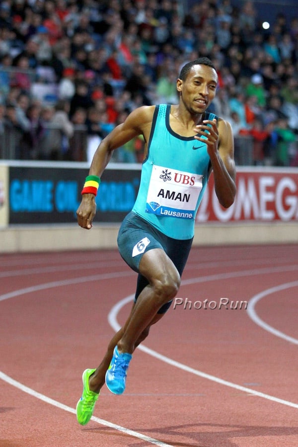 Mohammed Aman in 800