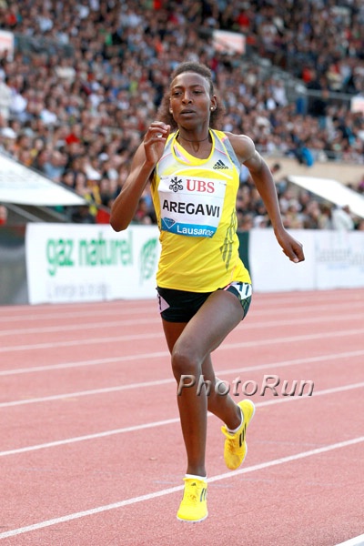 Abeba Aregawi Won the 1500m
