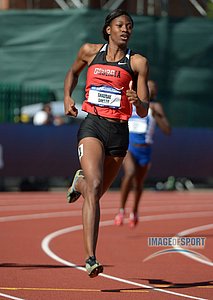 Shaunae Miller of Georgia's 51.57 Was the Top Qualifying Time in the 400