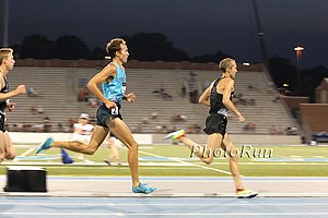 Ritzenhein Pushing with Derrick and Rupp Chasing