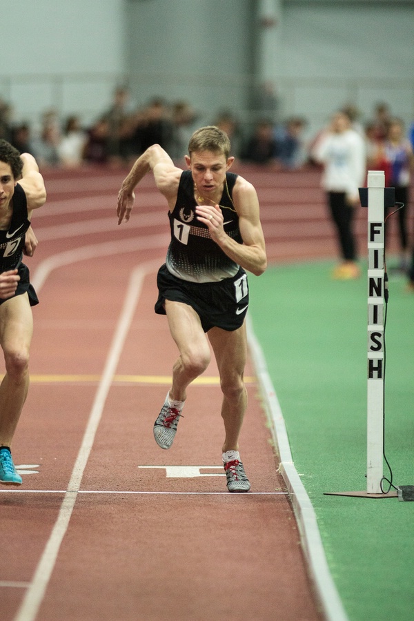 Boston University Multi-team indoor track & field meet, Galen Rupp starts 5000 meter en route to American indoor record