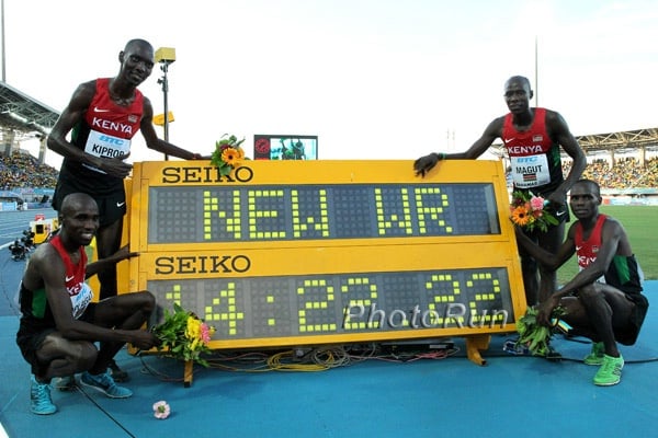Kenya 4x1500 World Record
