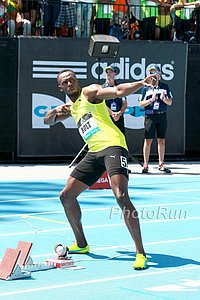 Bolt Was Pumped (At Least Before the Race)