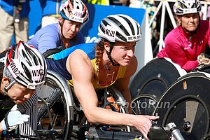Tatyana McFadden in Wheelchair Race