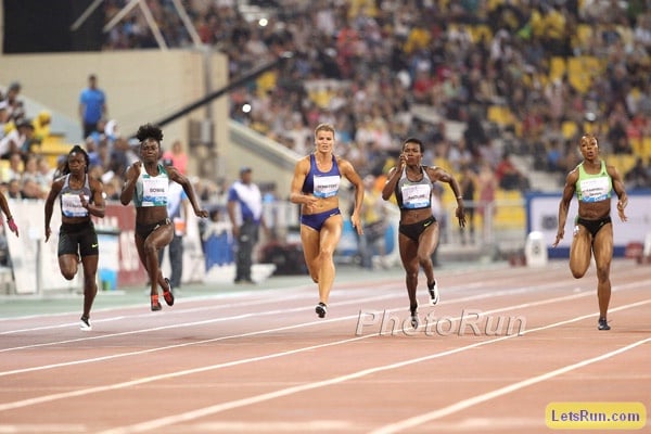 Women's 100m With Tori Bowie vs Dafne Schippers