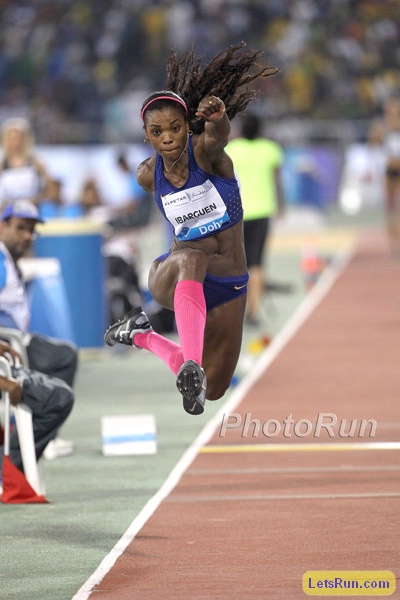 Caterine Ibarguen Won a Great Triple Jump