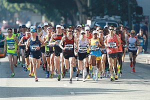 Men's Olympic Trials Marathon Lead Pack
