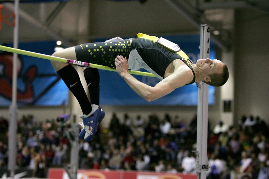 Jesse Williams 2.28 for 2nd in the High Jump
