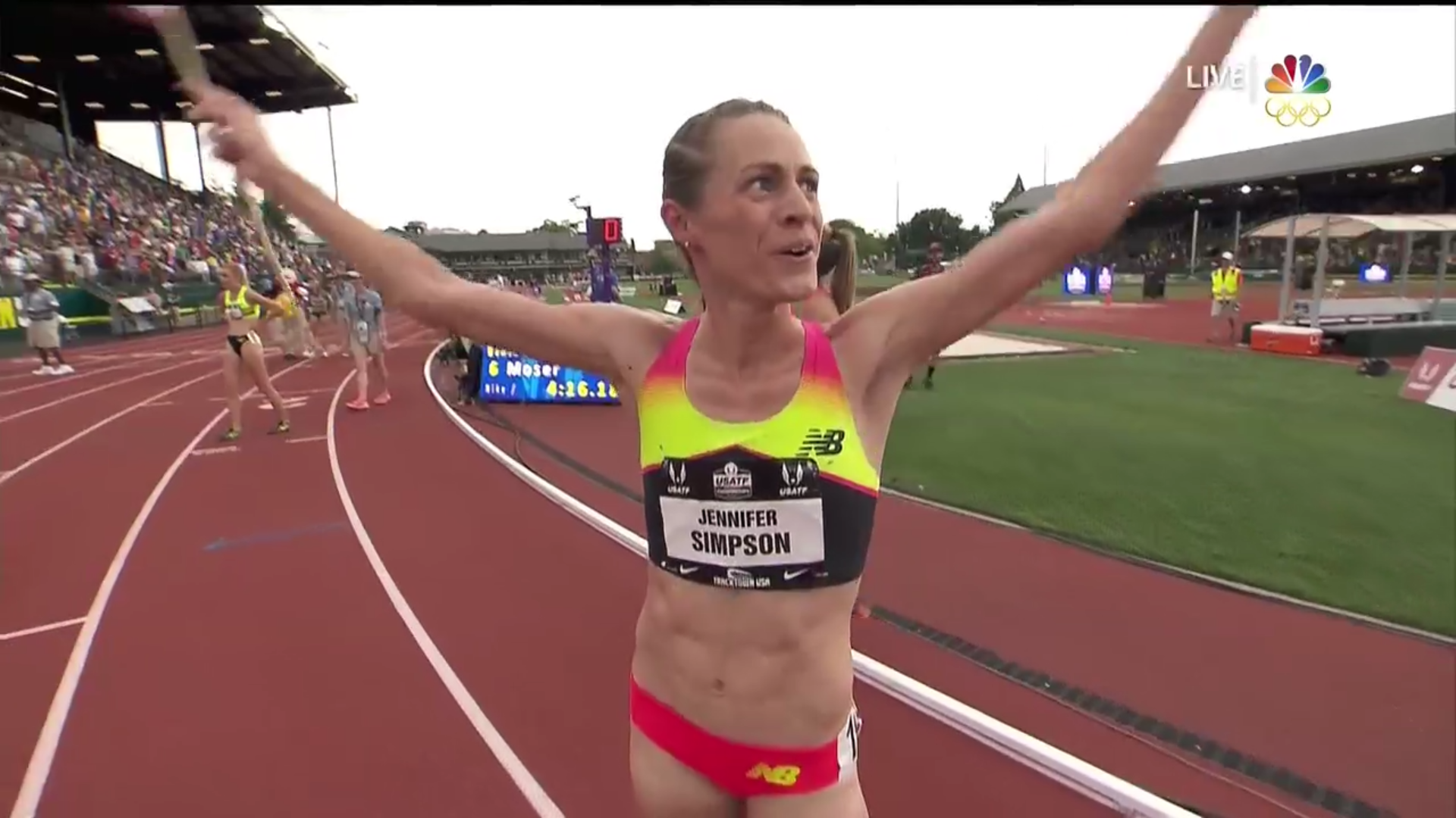 Jenny Simpson Repeats In A Wild Womens 1500 