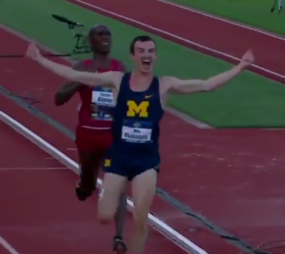 Ben Flanagan Wins NCAA 10,000m