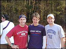 Rojo and 2 Very Fast Twins (Ned and Drew Ryan- sons of Jim Ryun)