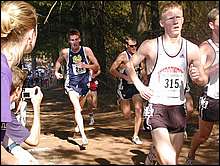 Notre Dame's Luke Watson and Ryan Shay