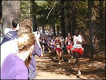 Silverus Kimeli followed by Louis Luchini