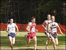 Colorado #5 Sean Smith in the Sprint (Two of the Guys Passed Him, Good Thing a 3rd Didn't)