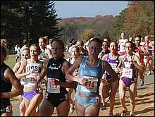 The Ivy League's #2 Caitlin Hicklin (Columbia) would end up 20th