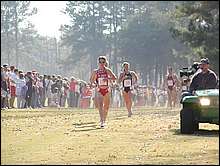 NC State's Krisin Price leads the chase