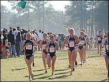 14th place finisher Jill Laurendeau of GTown