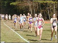 You'd better sprint as within 15 seconds of ASU's Kelly McDonald crossing the line, 32 others would do so as well.