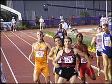 Sam Burley of Penn: Runner-up in the men's 800 