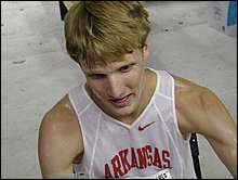 Arkansas' stud - Dan Lincoln. He'd come back and get 3rd in the 5k.