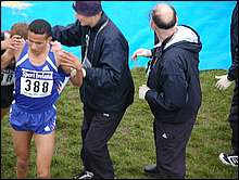 Ritz Falling on the Guy in Front of Him