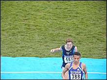 Ritz in 24th Actually was the 2nd Runner Not of African Descent (Eduardo Henriques of Portugal in 19th)