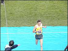 Australian 5k Record Holder Craig Mottram in 5th