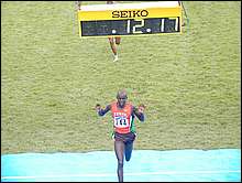 Luke Kipkosgei in 2nd