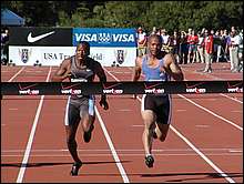 Tim Montgomery and Maurice Greene II