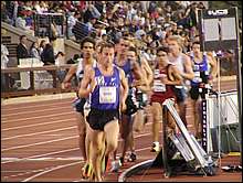 Men's 5k: Chris Graf Lead Ealry on