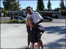 American Record Holders at 10k Deena Drossin and Meb Keflezighi